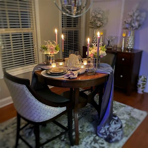 Romantic Dinner Table Setting For Valentines Day At Home Artofit