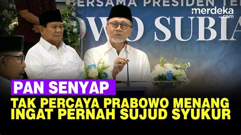 Zulhas Cerita Kader Pan Tak Percaya Prabowo Menang Ingat Momen Pernah