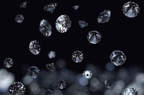 HD wallpaper: diamond background for computer, shiny, no people, studio ...