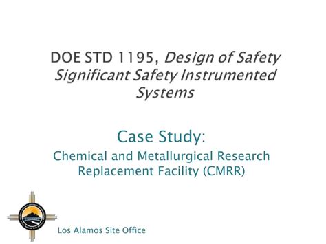 Ppt Doe Std 1195 Design Of Safety Significant Safety Instrumented