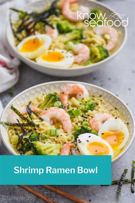 Shrimp Ramen Bowl Recipe Ramen Recipes Easy Easy Ramen Shrimp Ramen