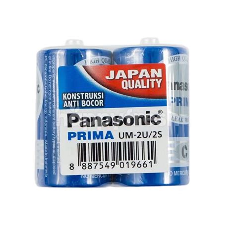 Jual BATERAI BATRAI BATTERY PANASONIC PRIMA BIRU TANGGUNG TYPE C 1 5V