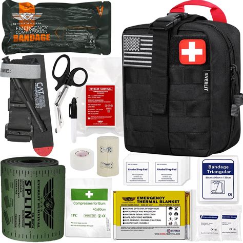 Everlit Kit De Emergencia De Trauma Con Torniquete De Aluminio De