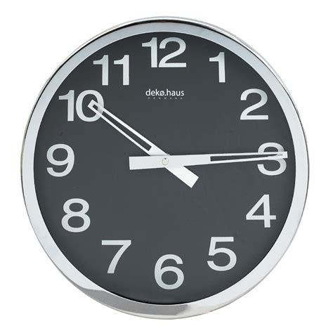 Reloj De Pared Cromado Cms