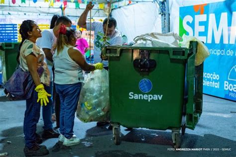 A O Ambiental Durante O Boa Vista Junina Recolheu Cerca Kg De