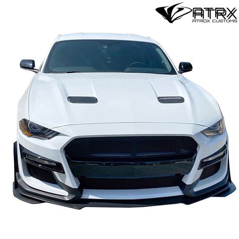 Kit Fascia Defensa Parrillas Lip Gt500 Ford Mustang 2018 2022