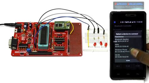 Mobile Phone Communication With Microcontroller Youtube