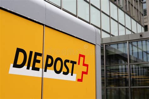 Swiss Post is the National Postal Service Editorial Stock Photo - Image ...