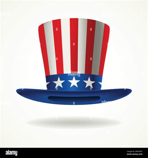 American Hat Vector Illustration Of Uncle Sam Hat For Presidents Day