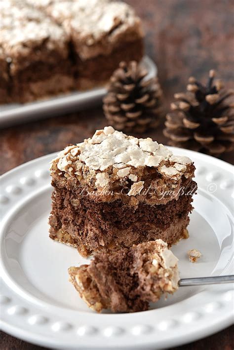 Walnuss Schoko Schichtkuchen Rezept