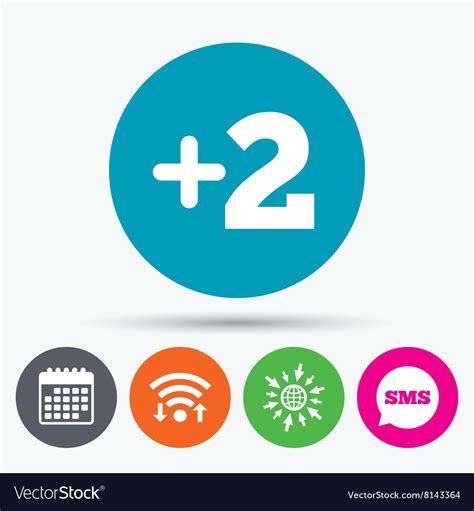 sign add symbol royalty  vector image