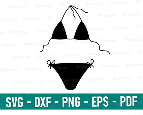 Bikini Svg Bikini Cricut Bikini Png Bikini Vector Clipart Bikini