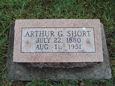 Arthur Garfield Short 1880 1951 Mémorial Find a Grave