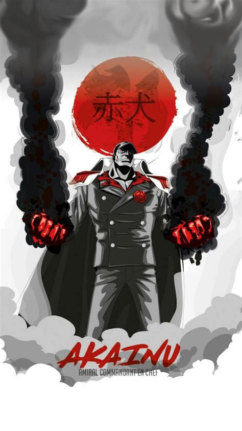 Download Admiral Akainu Magma Physique Wallpaper | Wallpapers.com