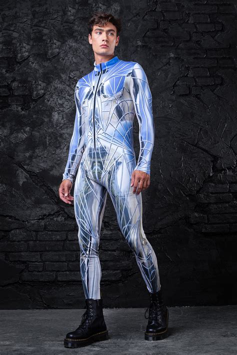 Male Bodysuit Bodysuit Costume Mens Rave Clothing Rave Etsy Australia