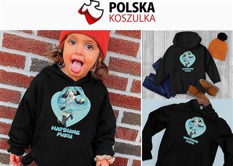 Bluza Z Kapturem Dziecięca Dla Dzieci Hatsune Miku 128 Jakość Ceny i