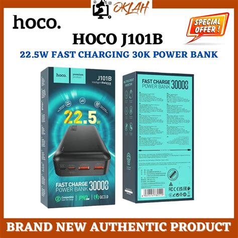 Hoco J101B 30000mAh 22 5W Fully Compatible Power Bank Brand New