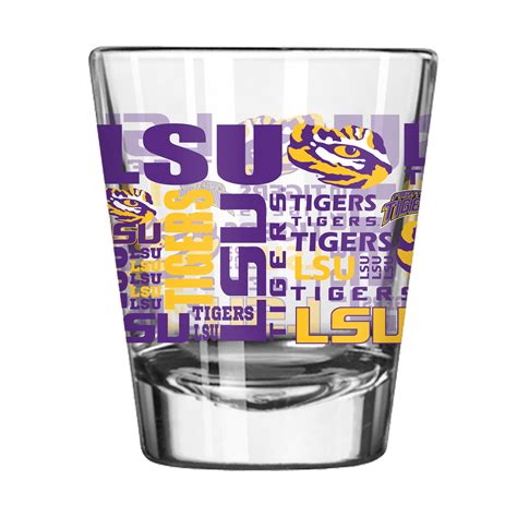 Lsu 2oz Spirit Shot Glass Logo Brands