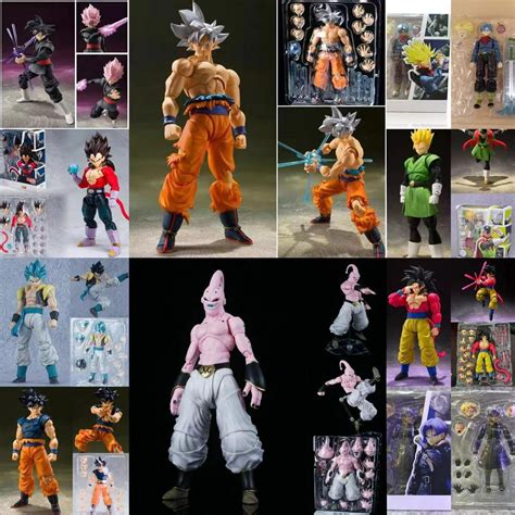 Bonecos Shf Dragon Ball Z Goku Vegeta Gohan Trunks Brolly Bulma Freeza