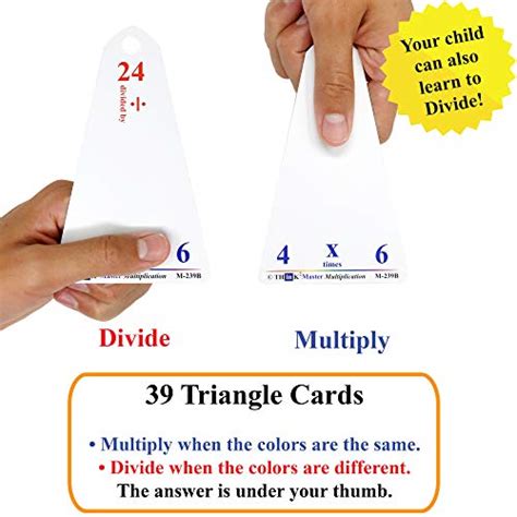 Think2master Premium Laminated Multiplication Division Addition