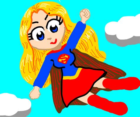 Cute Superwoman Drawception