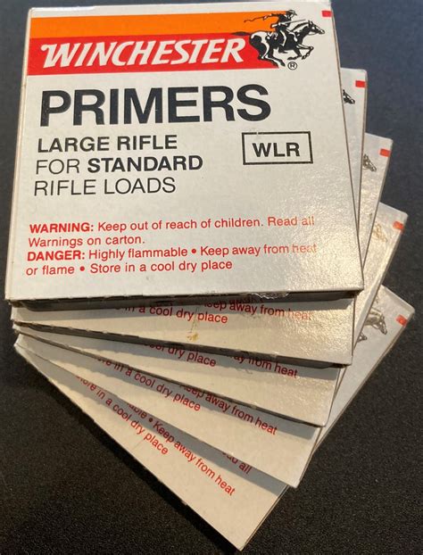 Winchester Large Rifle Wlr Primers 500 Count Large Rifle For Sale