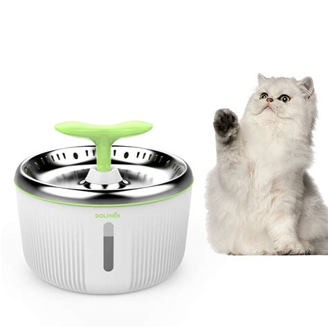 Stainless Steel Cat Water Fountain Htprem