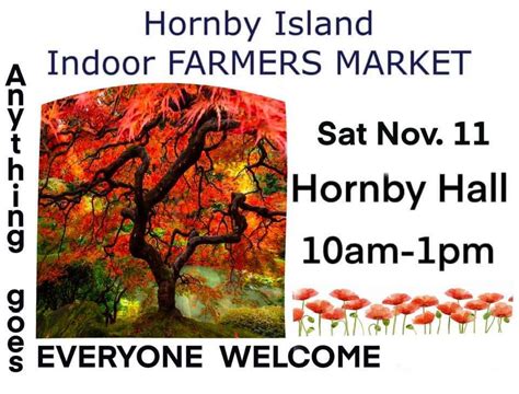 Hornby Island Bc Upcoming Events Indoor Market