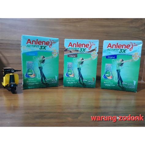 Jual ANLENE ACTIFIT 3X SUSU DEWASA COKLAT VANILA ORIGINAL 240G Shopee