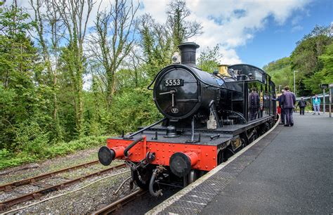 GWR Small Prairie No 5553 5553 At Bodmin Parkway Flickr