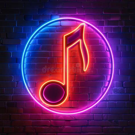 Music Note Neon Sign Stock Illustrations 1783 Music Note Neon Sign