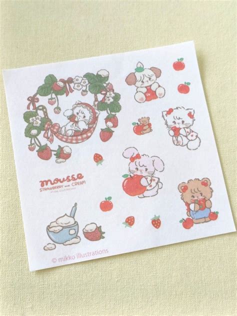 Mikko illustrations stickers, Hobbies & Toys, Stationery & Craft, Other ...