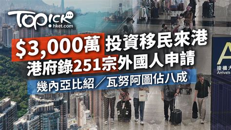 投資移民｜新資本投資者入境計劃收251宗申請 192宗申請來自非洲及瓦努阿圖