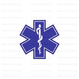 Star Of Life Ems Paramedic Svg Emt Svg Medical Symbol Svg Star Of Life