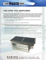 Diffuseur D Air Au Sol 180 CFM CAMINO Modular Systems Inc