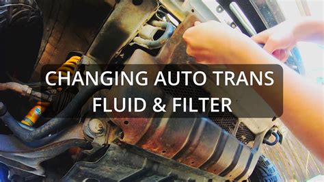 Changing Automatic Transmission Fluid And Filter On Nmnp Pajero Youtube