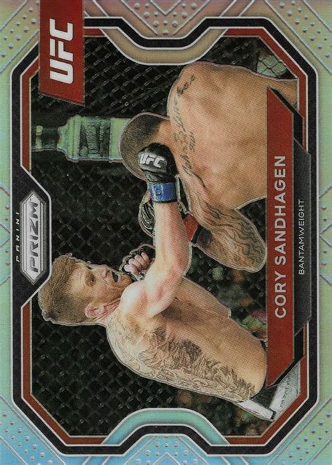 Cory Sandhagen 2021 Prizm UFC 126 Silver Price Guide Sports Card