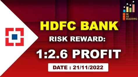 Intraday Live Trade Hdfc Bank Risk Reward 126 Profit