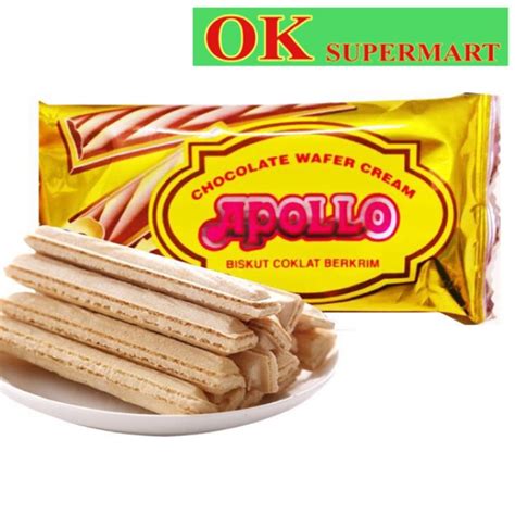 Apollo Chocolate Wafer Cream 12 X 11gm Shopee Malaysia