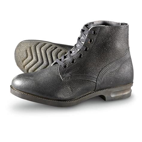 New Norwegian Military Fire Brigade Boots, Black - 196728, Combat ...