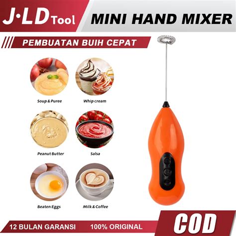 Jual Jld Hand Blender Mixer Susu Kopi Milk Frother Hand Mixer Mini