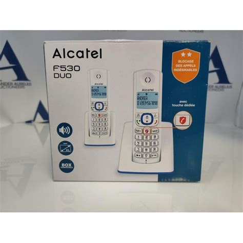 Alcatel F Duo T L Phone Sans Fil Dect Design Aux Coloris