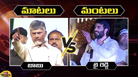 Combat Of Words Between Chandrababu Naidu And Byreddy Siddharth Reddy