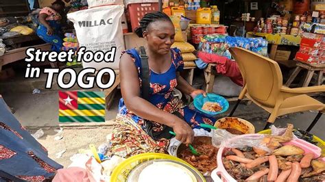 Delicious Street Food In Lome Togo West Africa The Biggest Street