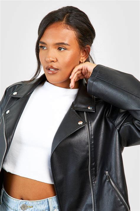 Plus Leather Moto Jacket Outlet Bellvalefarms