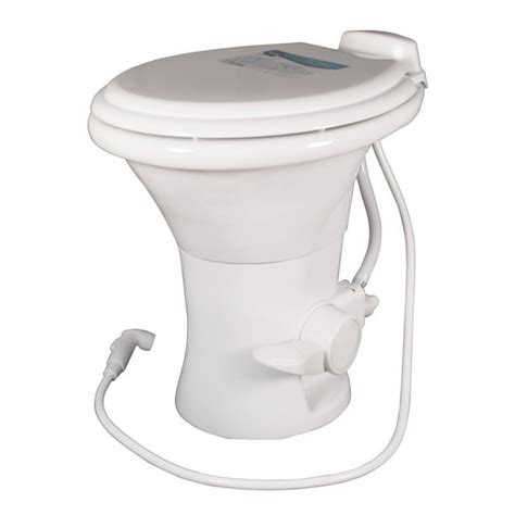 Dometic 302310181 Standard 310 Series Gravity Flush Toilet With Hand