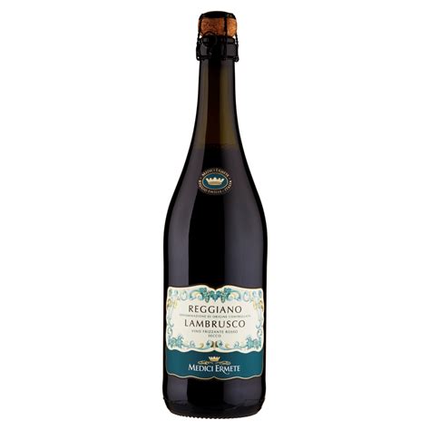 Medici Ermete Reggiano DOC Lambrusco Vino Frizzante Rosso Secco 750 Ml