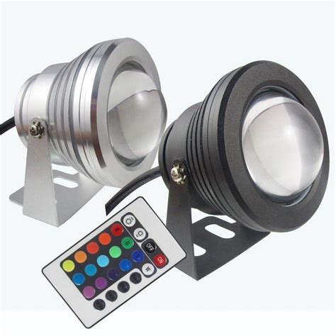 Waterproof Rgb Led Underwater Spotlight V W V Lm Ip