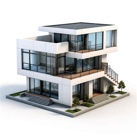 Premium Photo 3d Minimalist Modern House And Design