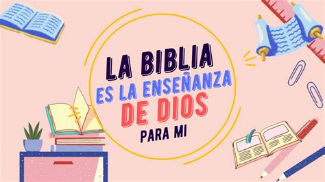 Canto La Biblia es la enseñanza de Dios para mi Canto para niños